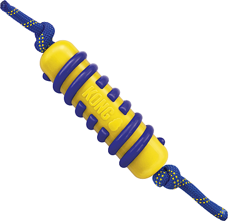 Kong Jaxx Brights Stick met Touw Assorti L