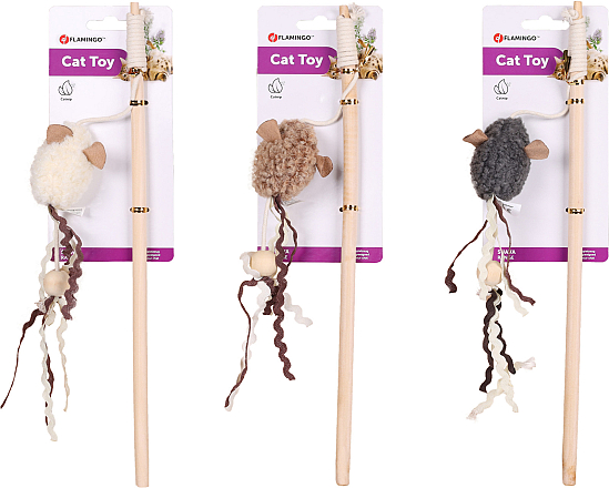 Flamingo kattenhengel Suava Muis Assorti