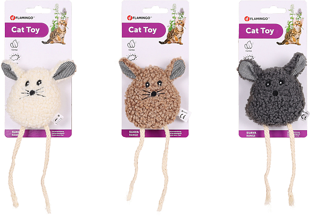 Flamingo kattenspeelgoed Suava Muis Assorti